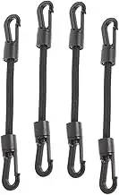 COHEALI 4pcs Portable Elastic Hook Straps Multi Function Buckle Ropes for Outdoor Activities Durable and Flexible Tie Down Straps for Bicycles Motorcycles and Camping Supplies