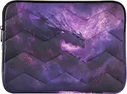 Computer Carrying Case for Laptop Tablet Briefcase Carrying Bag Purple Galaxy Dragon