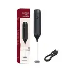 Handheld Electric Milk Frother USB Rechargeable Foam Maker Drink Mixer9244