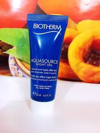 在飛比找Yahoo!奇摩拍賣優惠-BIOTHERM 碧兒泉深夜活泉SPA水面膜20ML 百貨公