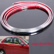 Chrome Decor Strip Car Door Edge Scratch Guard Protector Strips Auto Accessories (for: Fiat)