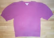 Terra & Sky Women's Short Sleeve Pink Sweater Plus Sizes 1X 3X