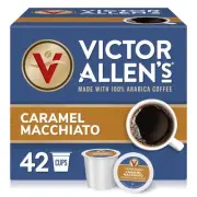 Caramel Macchiato Flavored, Medium Roast, 42 Count, Single Serve Coffee Pods ...
