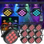 120W 9LED Stage Lighting RGBW PAR Can Light DMX for Party DJ Show Disco Strobe