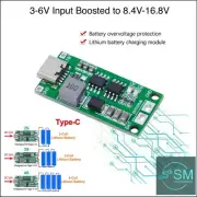 2 X Type-C 2S-3S-4S 2A Lipo Lithium Polymer Charge Unit 3-6V Input- 8.4V - 16.8V