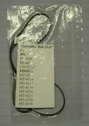 NEW 23.6" Turntable Belt Fits Fisher Bic Elac See List