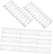 Vaguelly 200pcs Nail Art Color Display Cards Transparent Manicure Practice Tools for Salon Supply Versatile Nail Polish Color Board for and Display