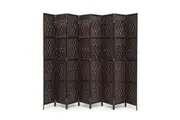 ZUNI 8 Panel Room Divider Brown