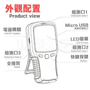 甲醛檢測儀 PM2.5霧霾檢測器 TVOC空氣品質檢測儀 家用室內空氣檢測 五金