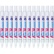 NEW 12x Artline 400XF Paint Marker Bullet 2.3mm Tip White 400 Box