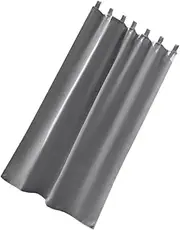 CIYODO Bedroom Window Sheer Curtains Modern Polyester Drapes for Outdoor Use Light Filtering and Uv Grey for Living Room and Bathroom