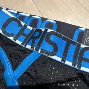 THE ONLY ONE ON EBAY !!! Andrew Christian ECLIPSE AIRMESH BRIEF BLK small