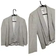 NWT Kasper Ladies Open Stylish Business Sophisticated Layering Light Blazer SZ 6