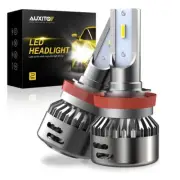 2X AUXITO H11 H8 H9 High Low Beam LED Bulbs Headlight 6000K Clear Cool White US (for: Subaru)
