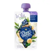 Bubs Organic Blueberry, Banana & Quinoa 6 Months+ Puree 120g