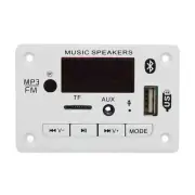 Bluetooth 5.0 12V Decoder MP3/WMA/WAV/FLAC/APE Audio Decoding Board w/ Recording