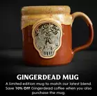 Death Wish Coffee Mug GINGERDEAD Gingerbread Limited Nov-2021