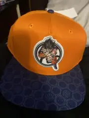 Youth Dragon Ball Z Goku Orange and Blue Adjustable Hat OSFM New with Tag