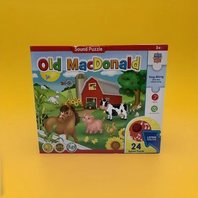 Sound Puzzle Old MacDonald Sing Along Award Winning 24Pc Age 3+ Sealed
