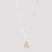 [Mastermind World] Mastermind World-Silver Gold Charm 925 Silver Necklace-Uomo OS OS