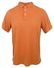 Tommy Bahama Men's Dune Drifter Short Sleeve Polo Shirts Orange Small