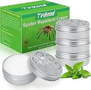 4 Pack Peppermint Oil Spider Repellent Indoor - Powerful Spider Repellent with Plant-Based Ingredients, Keep Spider Away from Indoor Outdoor Room Basement Garage Kids Pet Safe, Easy to Use