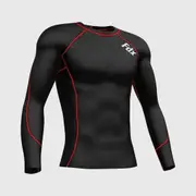 Fdx Thermolinx Red Men's Base Layer Compression Top