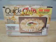 Quick Chip - Microwave Potato Chip Maker - Fat Free Chips Fries Tortillas - NEW