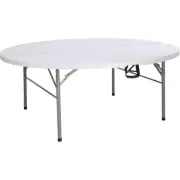 Folding Table Round Fold Away 6ft Foldaway Tables Catering Mobile Compact