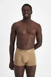 [Bonds] Bonds Men's Guyfront Luxe Trunk in Caramel Sand Size: XL, Viscose XL Caramel Sand