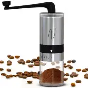 Manual Coffee Grinder - Conical Burr Hand Grinder for Espresso & French Press, A
