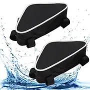 Générique Motorcycle Frame Bag, Racing Side Bag, Seat Tube Storage, Motorcycle Accessories Bag, Tool Side Bags with Seat Tube Storage, Perfect for Racing, Off-Road, and Motocross Use Side Bags