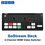 OSEE GoStream Deck 4CH HDMI Multi Camera Video Mixer Switcher for Live Streaming