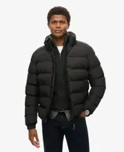 Sports Puffer Jacket | Black