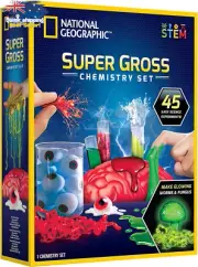 NATIONAL GEOGRAPHIC Gross Science Lab 15 Experiments Dissect Brain STEM Kit