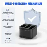 Action Camera Charging Hub with Additional MicroSDs Card Storage for Action5Pro