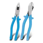 CHANNELLOCK Plier Set 2 Piece Linesman & Diagonal Electrician PG-2
