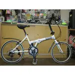 【冠鑫自行車】AIBIKE 愛騎車 ICORE 20吋 21速 SHIMANO 摺疊車 折疊車 小折 白色 高雄