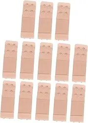 [VERDANVERSE] 20Pcs Band Extender Hooks Rows Adjustable Elastic Buckle for Women Comfortable Material Soft Flexible Design for Deep Skin Color