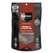 Black Hawk Kangaroo Jerky Straps Dog Treats (100g pack)
