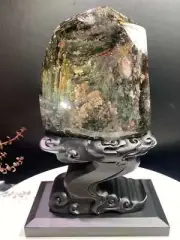Natural crystal melaleuca color ghost stone decoration, Nice color，classy