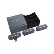 Synco P2T 2.4GHz Lavalier Microphone Dual Mic with Charging Case For Smartphone