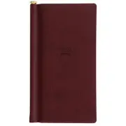 Letts Origins Slim Address Book Chocolate Coloured Notebook Home Stationery