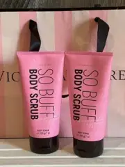 2X VICTORIA'S SECRET SO BUFF BODY SCRUB SUPERMODEL APPROVED 7 OZ New