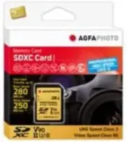Agfaphoto SDXC UHS II 128GB Professional High Speed U3 V90