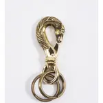 PEANUTS & CO HORSE KEY HOOK BRASS MEDIUM 黃銅 馬頭鑰匙圈 花生人 現貨在店