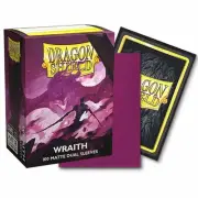 Dragon Shield: Matte Dual Sleeves - Wraith (100ct) USA Seller