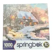 Springbok Winter Retreat 1000 Pieces Jigsaw Puzzle 24x30 Holiday SEALED