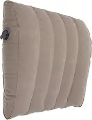 IMIKEYA 1Pc Inflatable Waist Cushion Portable Folding Lumbar Support Pillow for Travel Office and Outdoor Use Light Grey Waist Pads for Comfort and Pressure Relief