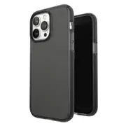 Speck Presidio Perfect Clear Mist Case with Microban Coating (Suits iPhone 14 Pro Max) – Obsidian Black